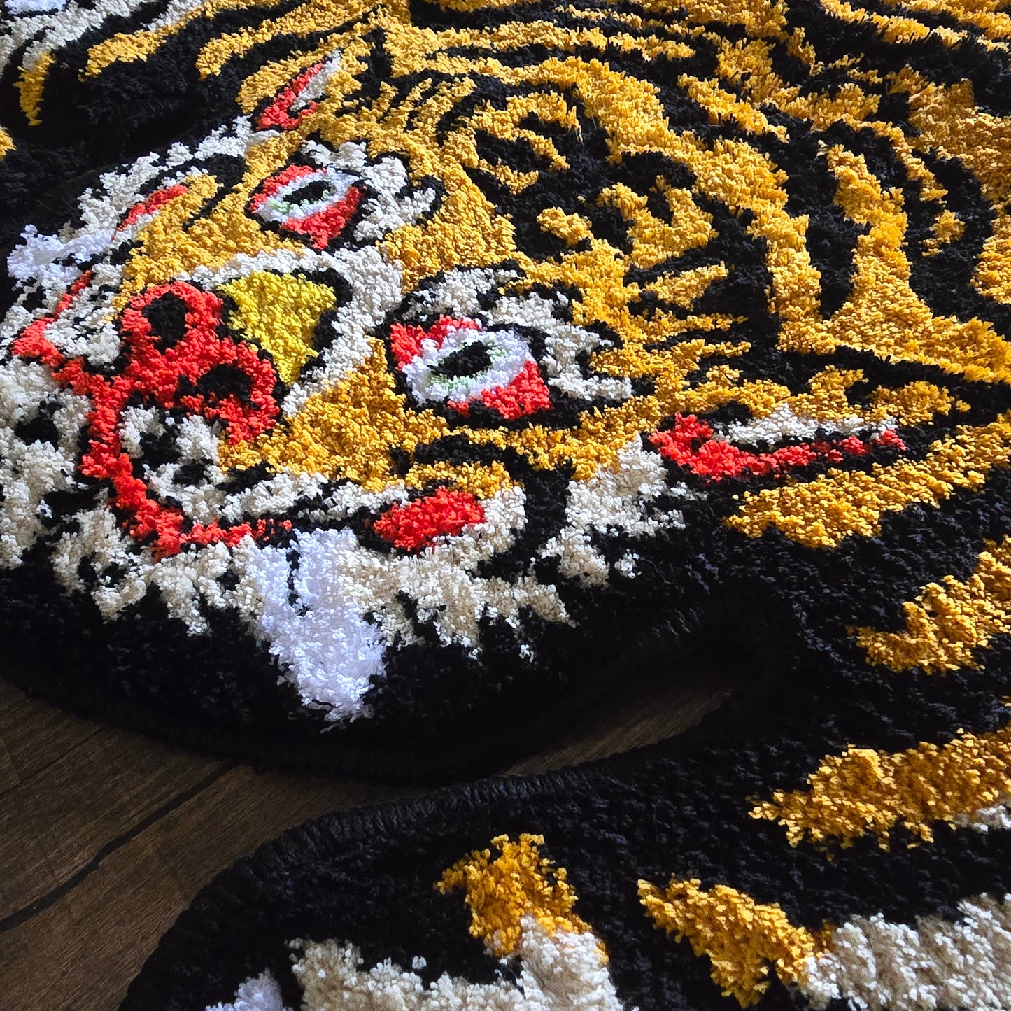 Fierce Tibetan Tiger Rug