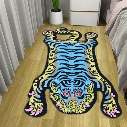 Fierce Tibetan Tiger Rug