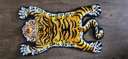 Fierce Tibetan Tiger Rug