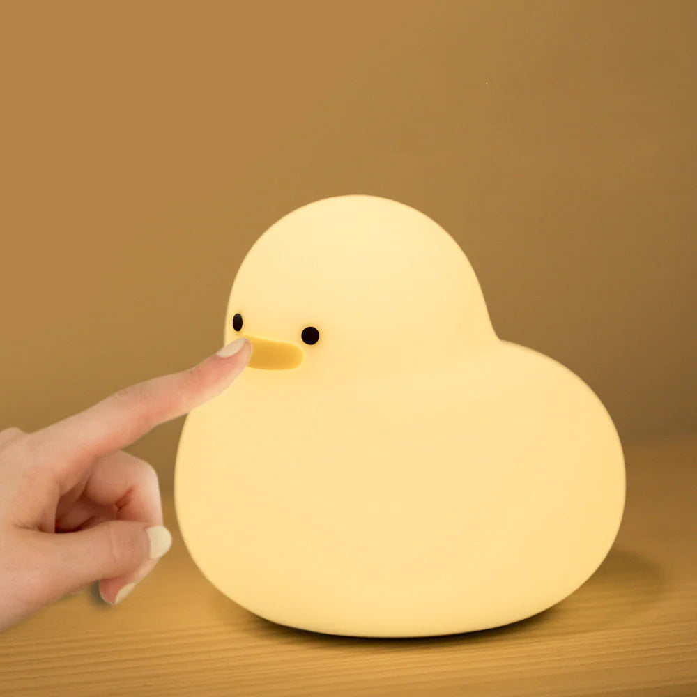 Rubber Ducky Dimmable Night Light - Silicone Duck Lamp