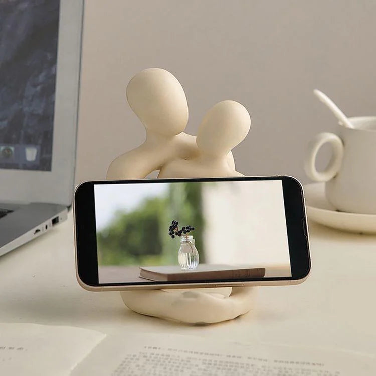 Nordic-Style Modern Couple Statuette & Holder