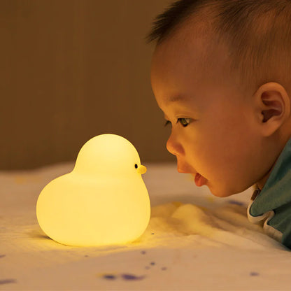 Rubber Ducky Dimmable Night Light - Silicone Duck Lamp